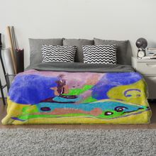 Lade das Bild in den Galerie-Viewer, Strandfisch - Lieblingsdecke Premium 150 x 100 cm