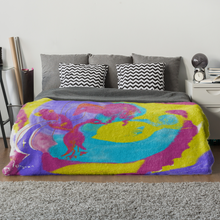 Lade das Bild in den Galerie-Viewer, Flying Flamingo - Lieblingsdecke Premium - 200 x 150 cm